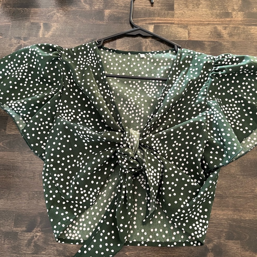 Tie front top